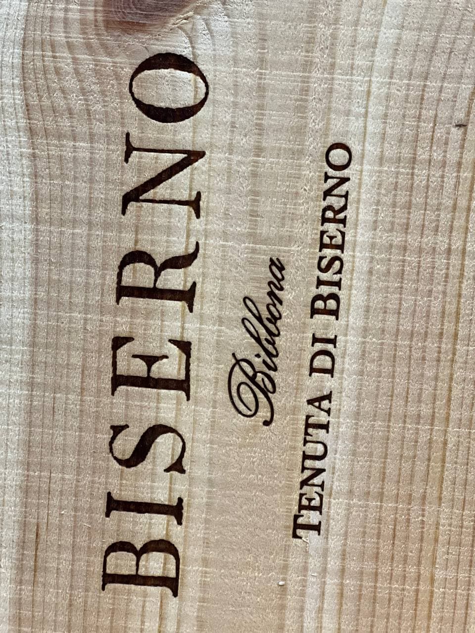 Biserno 2013  Jéroboam in Cassa Legno