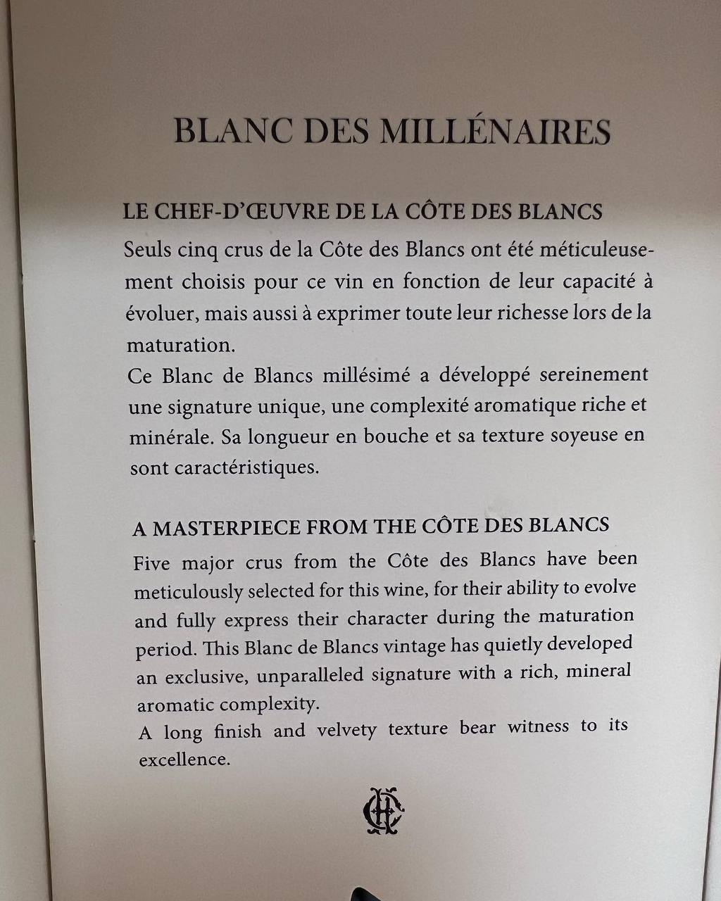 Charles Heidsieck Blanc des Millénaires 2007