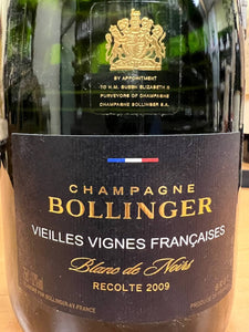 Champagne Bollinger Vieilles Vignes Françaises 2009 - Cofanetto
