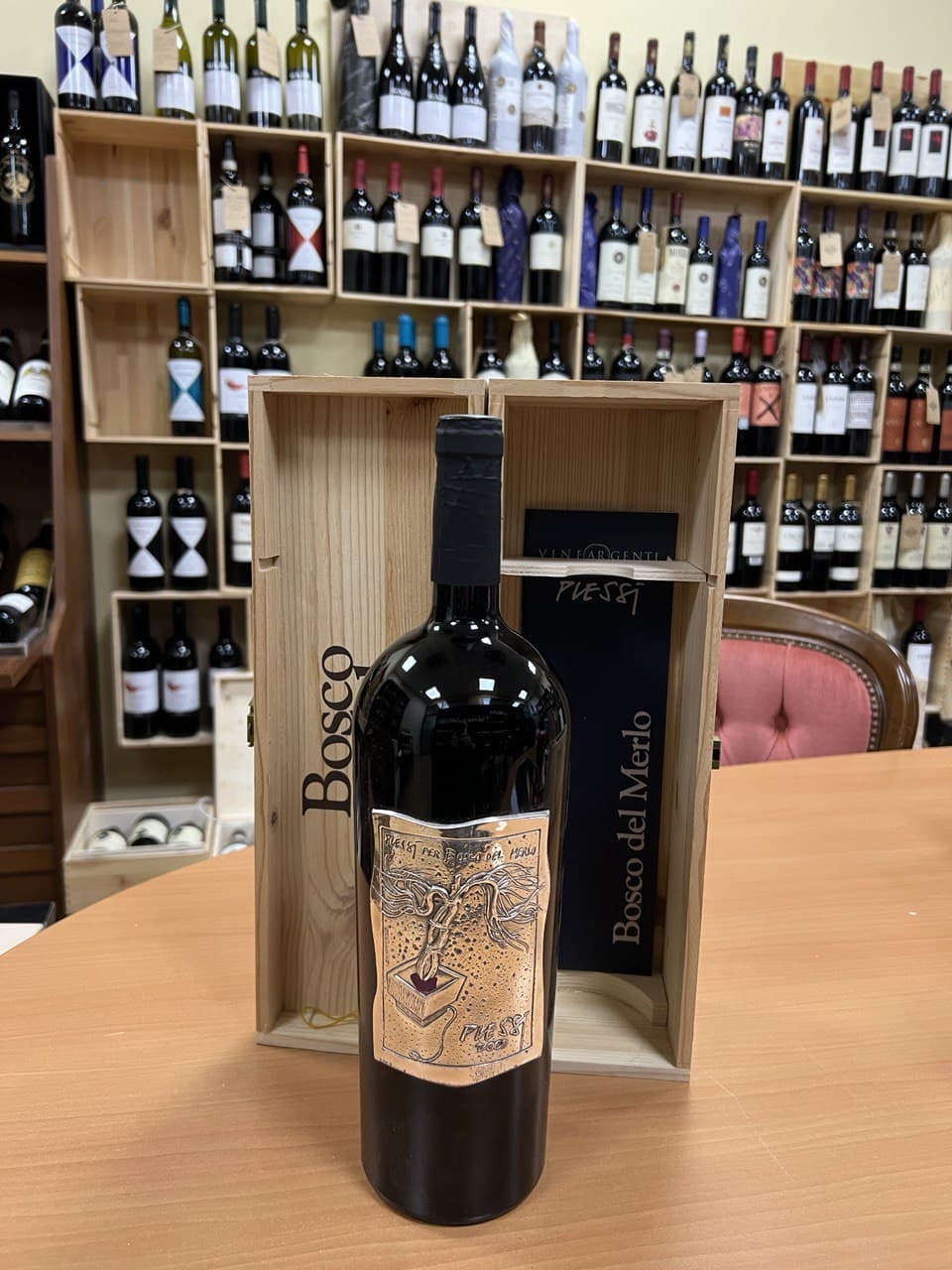 Bosco del Merlo Vineargenti Magnum 2014 - Etichetta Plessi in argento 999 (E.L.)