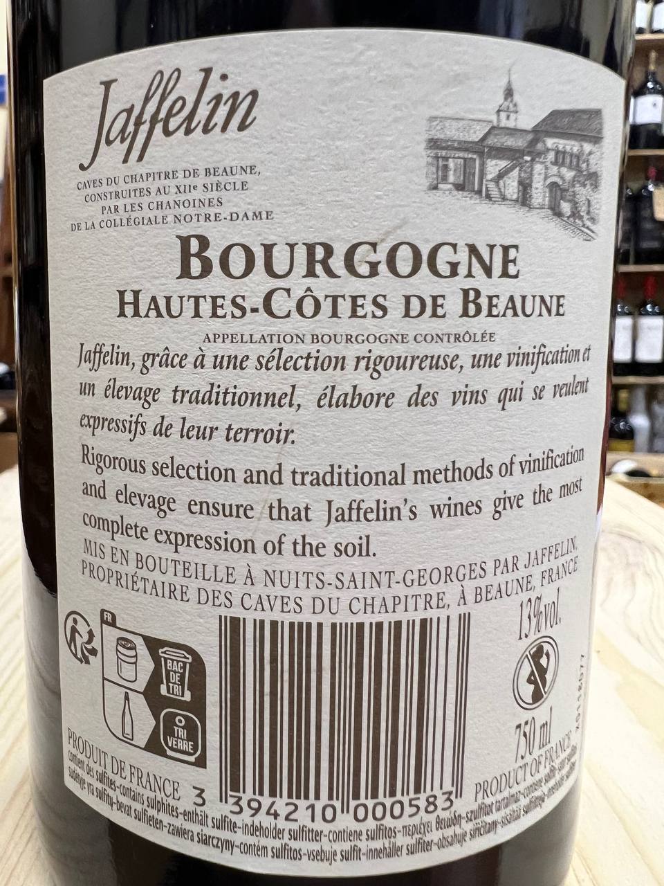 Bourgogne Jaffelin 2020 - Hautes-Côtes De Beaune