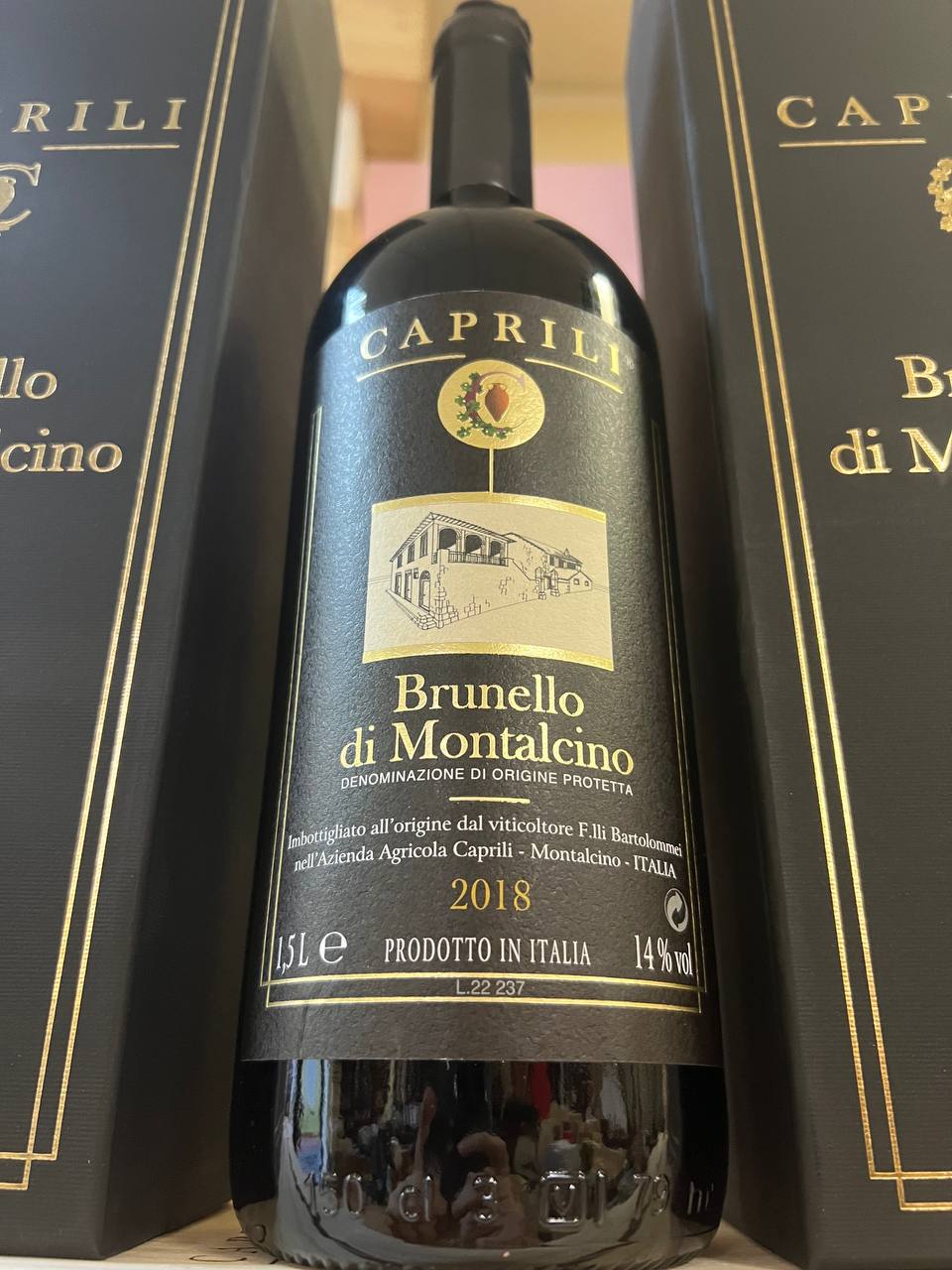 Brunello di Montalcino Caprili Magnum 2018 Astucciato