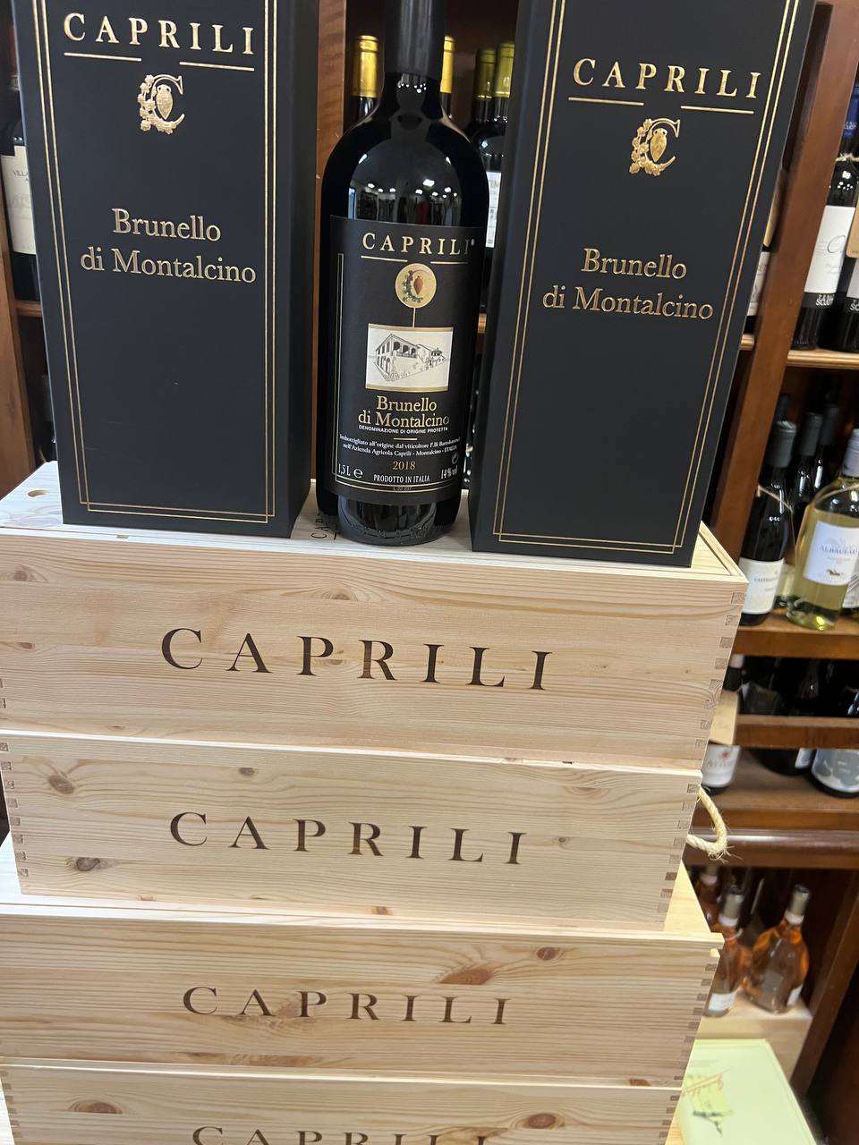 Brunello di Montalcino Caprili Magnum 2018 Astucciato