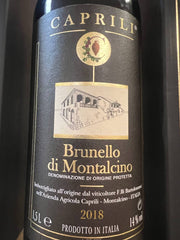 Brunello di Montalcino Caprili Magnum 2018 Astucciato