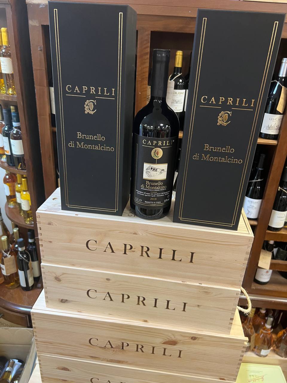 Brunello di Montalcino Caprili Magnum 2018 Astucciato