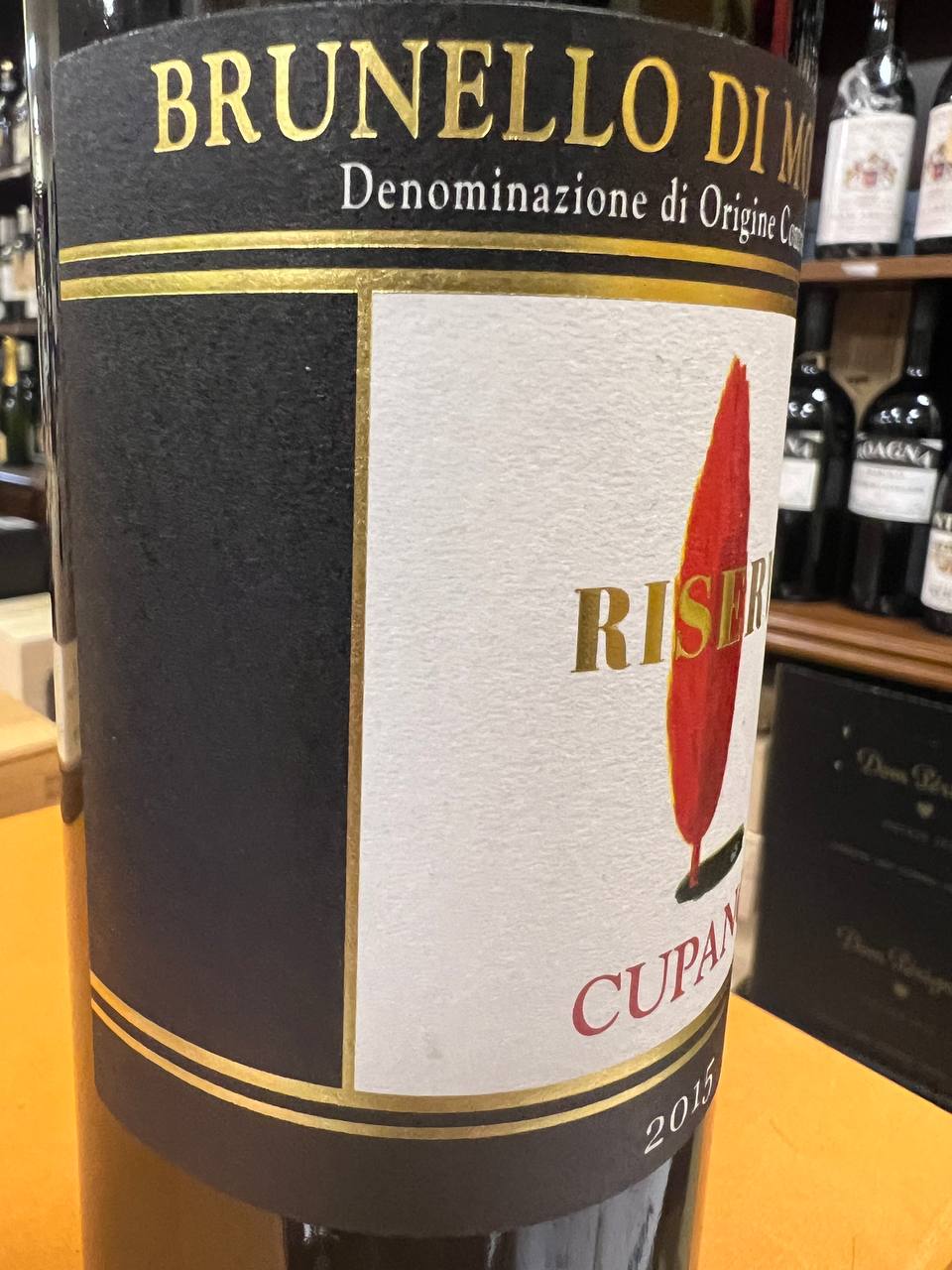 Brunello di Montalcino Riserva 2015 Cupano Bio