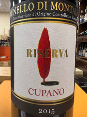 Brunello di Montalcino Riserva 2015 Cupano Bio