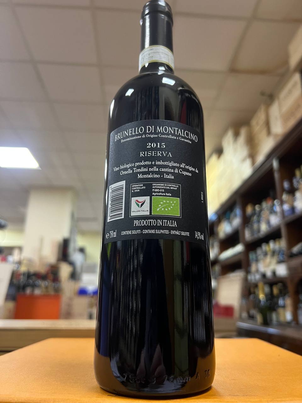 Brunello di Montalcino Riserva 2015 Cupano Bio