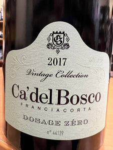 Franciacorta Cà del Bosco Vintage Collection 2017 Dosage Zero