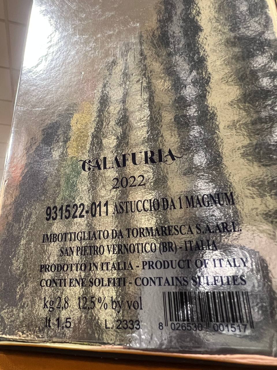 Calafuria Magnum 2022 Tomaresca Rosato IGT Salento