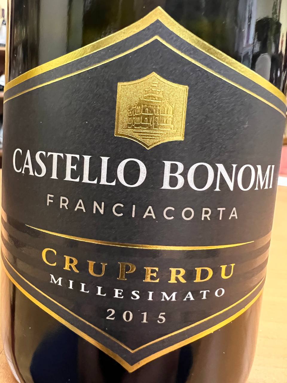 Cru Perdu Franciacorta  Millesimato 2015 Castello Bonomi