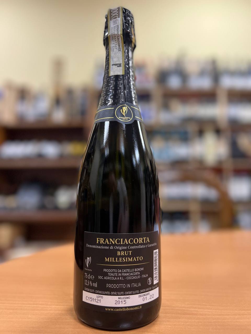 Cru Perdu Franciacorta  Millesimato 2015 Castello Bonomi
