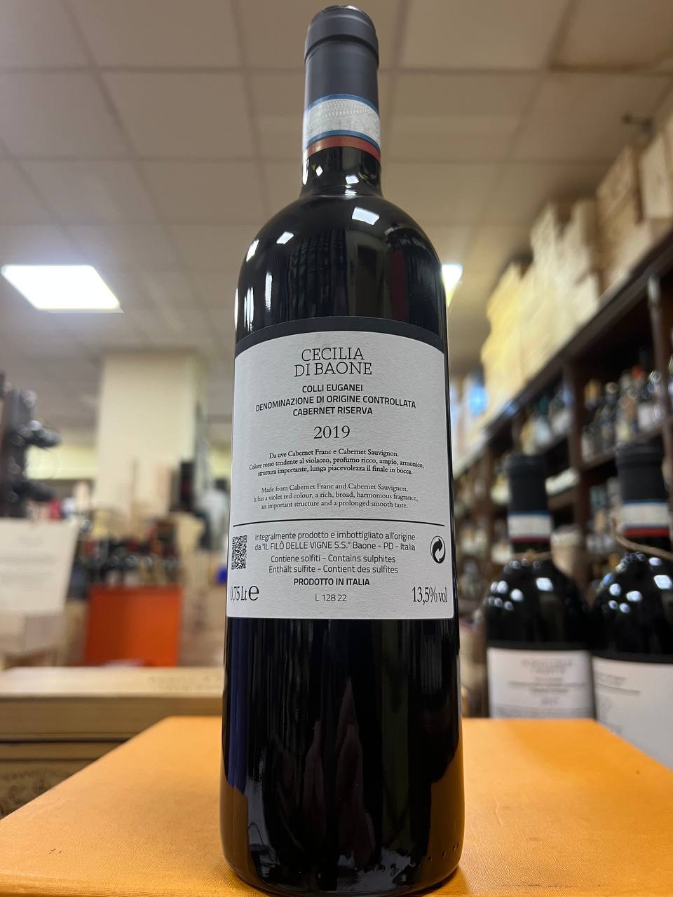 Cecilia di Baone 2019 Cabernet Riserva DOC Colli Euganei