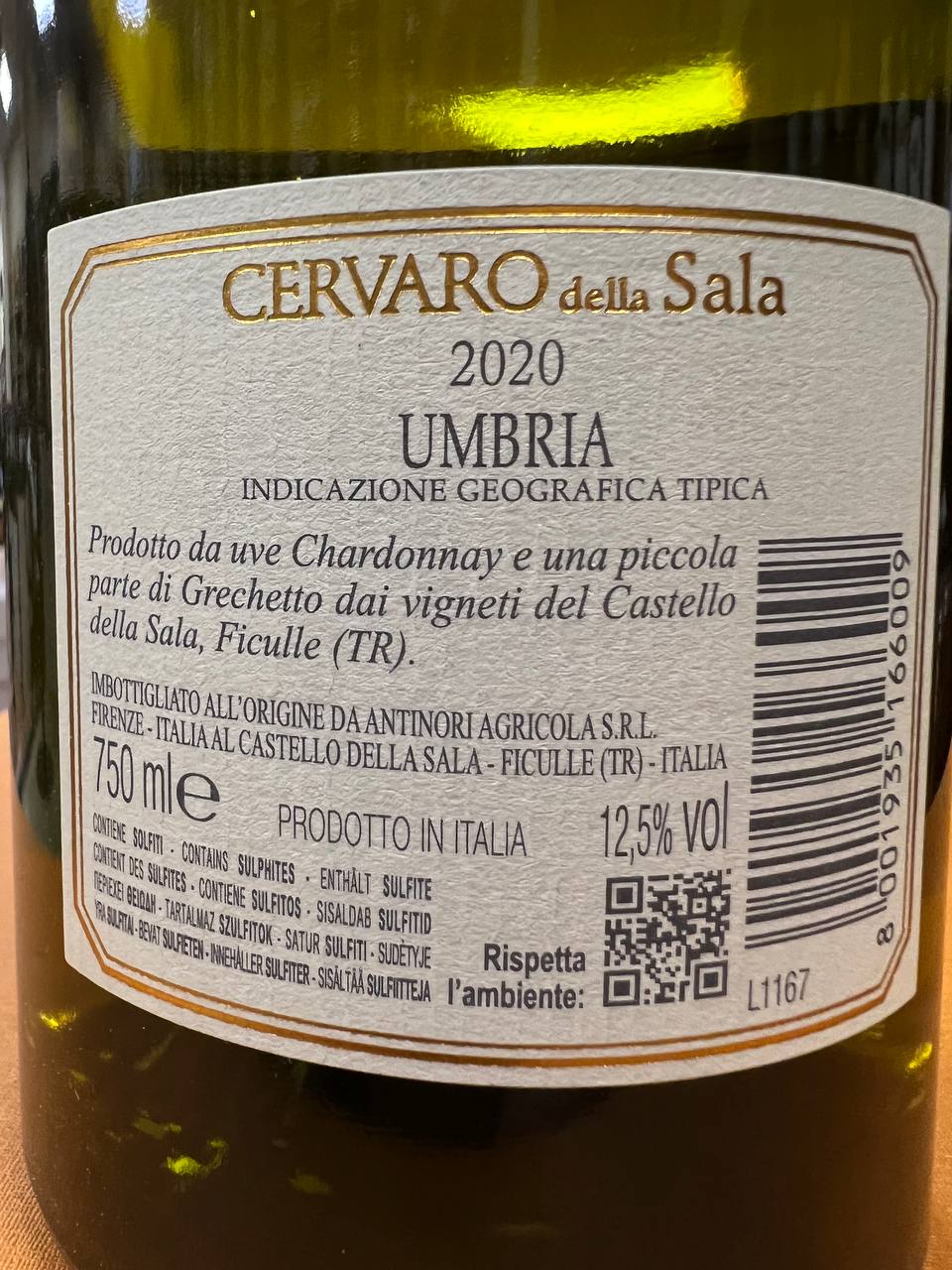 Cervaro Della Sala 2020