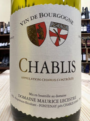 Chablis 2019 Domaine Maurice Lecestre