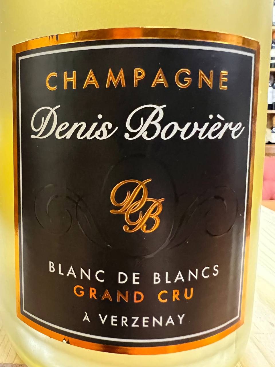 Champagne Blanc de Blancs Denis Bovière