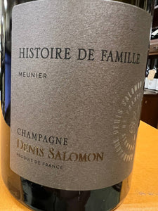 Denis Salomon Champagne "Histoire de Famille" Blanc De Noirs