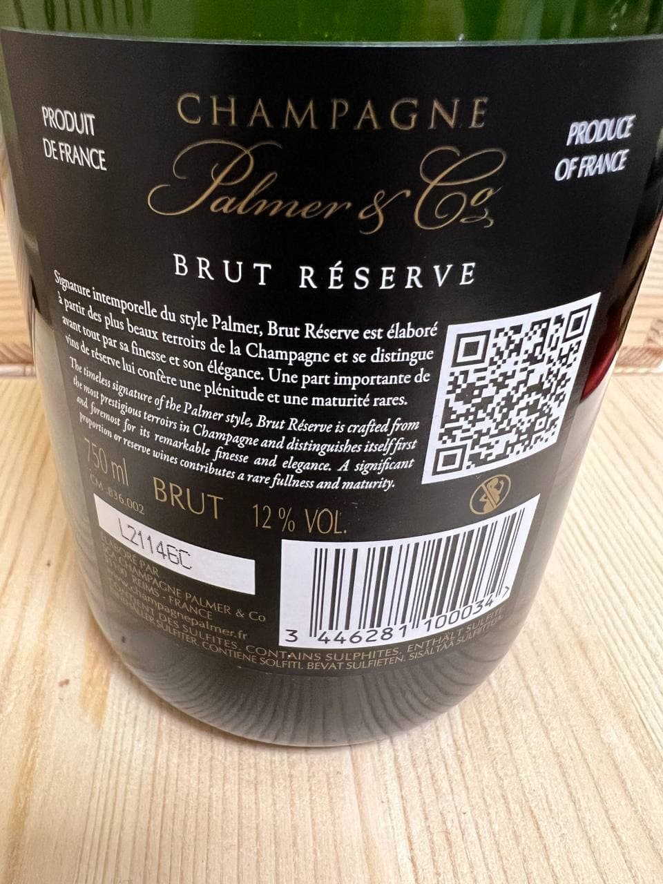 Champagne Palmer & Co Brut Réserve