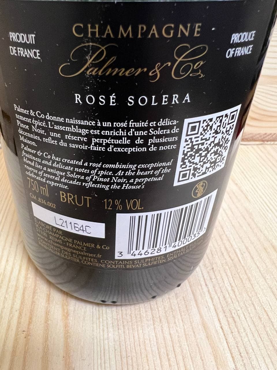Champagne Palmer & Co Rosé Réserve