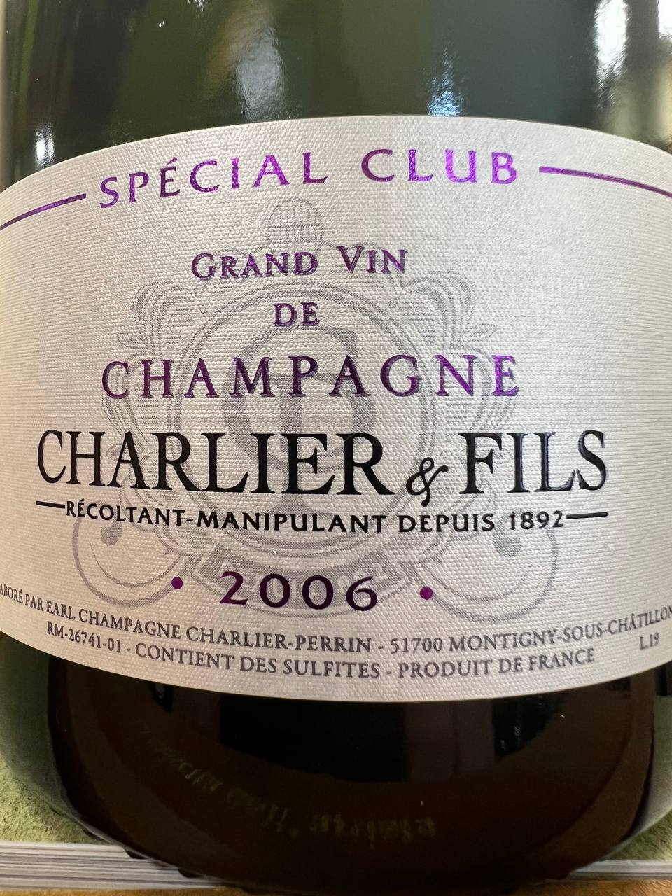 Charlier & Fils Special Club Vintage 2006 - Con Astuccio
