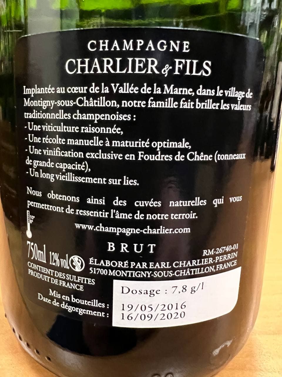 Champagne Charlier & Fils Brut Carte Noire