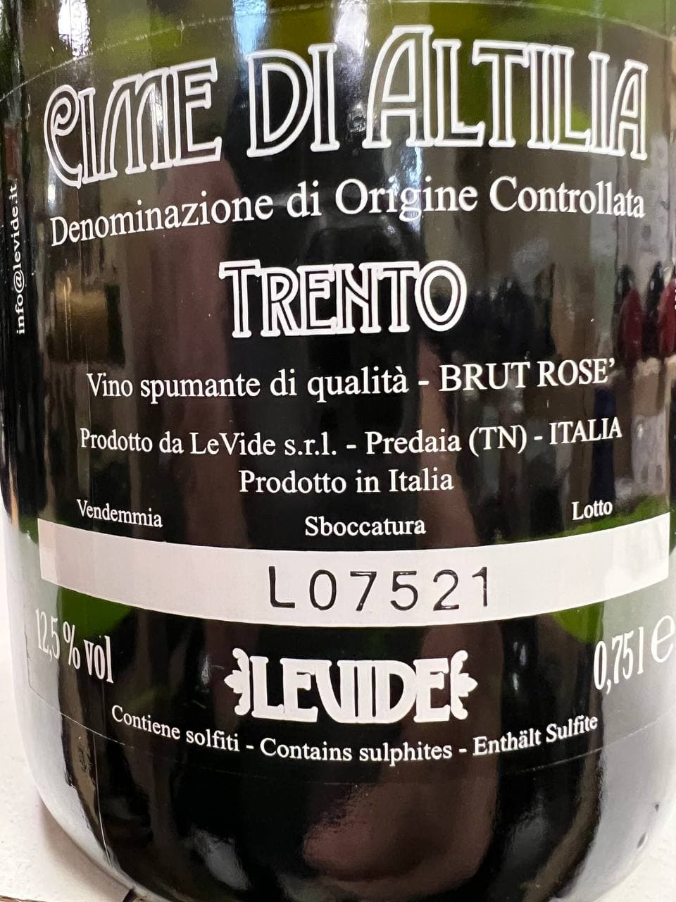 Cime D'altilia Brut Rosè - LeVide
