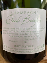 Carica l&#39;immagine nel visualizzatore Galleria,Claude Beaufort Champagne Grand Cru Nature