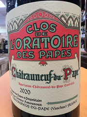 Clos de l'Oratoire des Papes Rouge 2020 Ogier