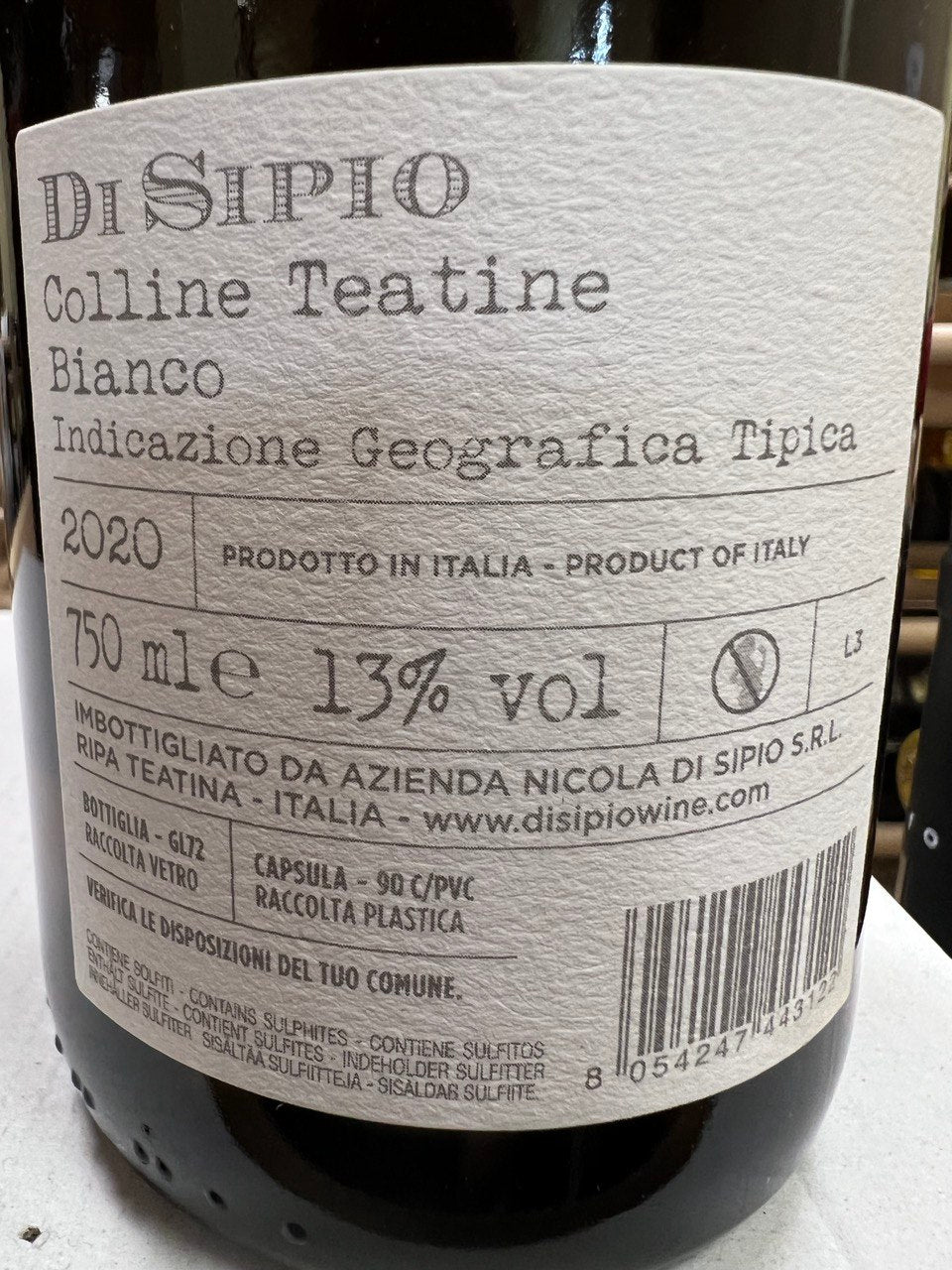Di Sipio Bianco Colli Teatine 2020 IGT