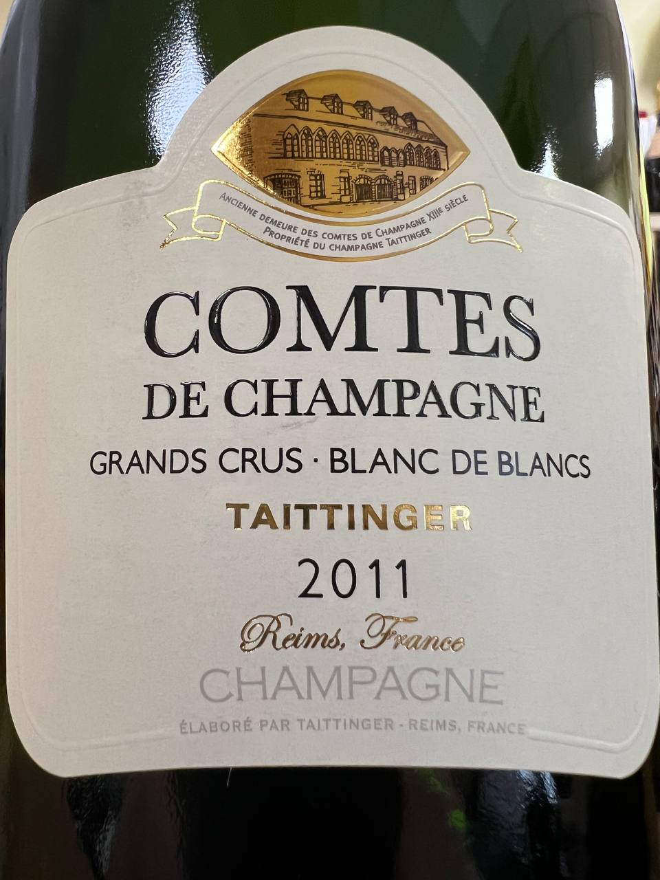 Taittinger "Comtes de Champagne" 2011