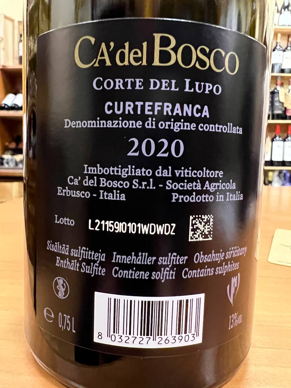 Corte Del Lupo Cà del Bosco - Curtefranca Bianco 2020