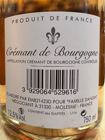 Crémant de Bourgogne  Rosé Brut Cuvée Bruno Dangin