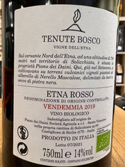 Piano dei Daini Etna Rosso DOC 2019