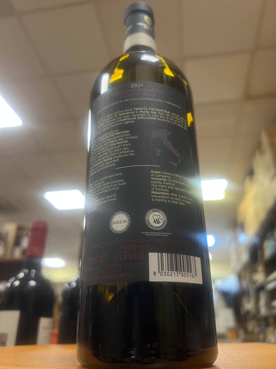 Fiano di Avellino 2021 Montelapio - Villa Matilde