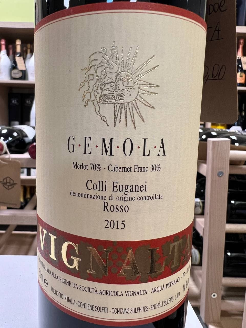 Gemola 2015 Vignalta - DOC Colli Euganei