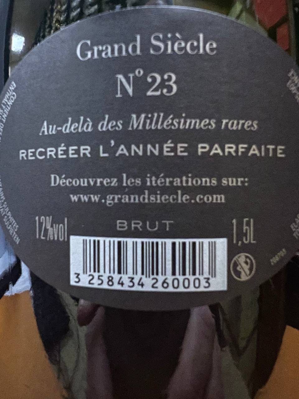 Laurent-Perrier  "Grand Siècle N°23" Magnum - Astucciato