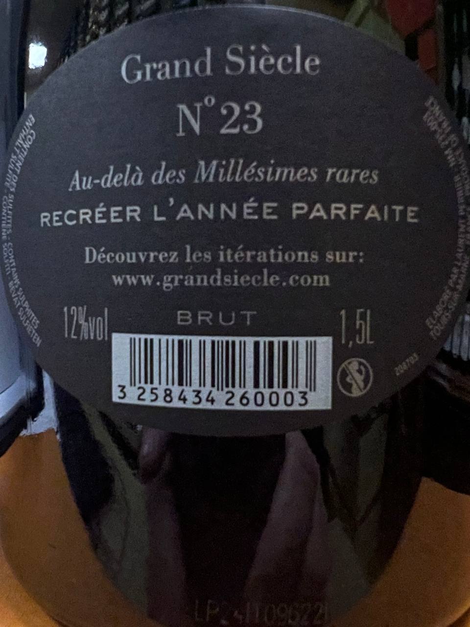 Laurent-Perrier  "Grand Siècle N°23" Magnum - Astucciato