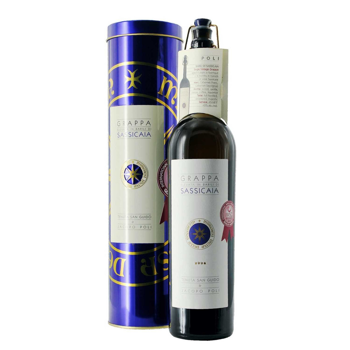 Grappa Sassicaia 50 cl 40% Tenuta San Guido