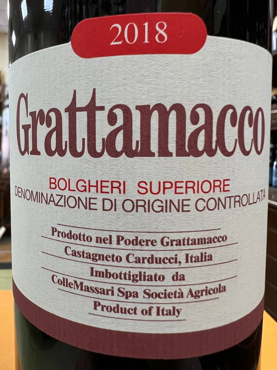 Grattamacco 2018 Bolgheri Rosso Superiore