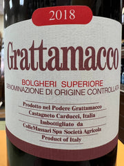 Grattamacco 2018 Bolgheri Rosso Superiore