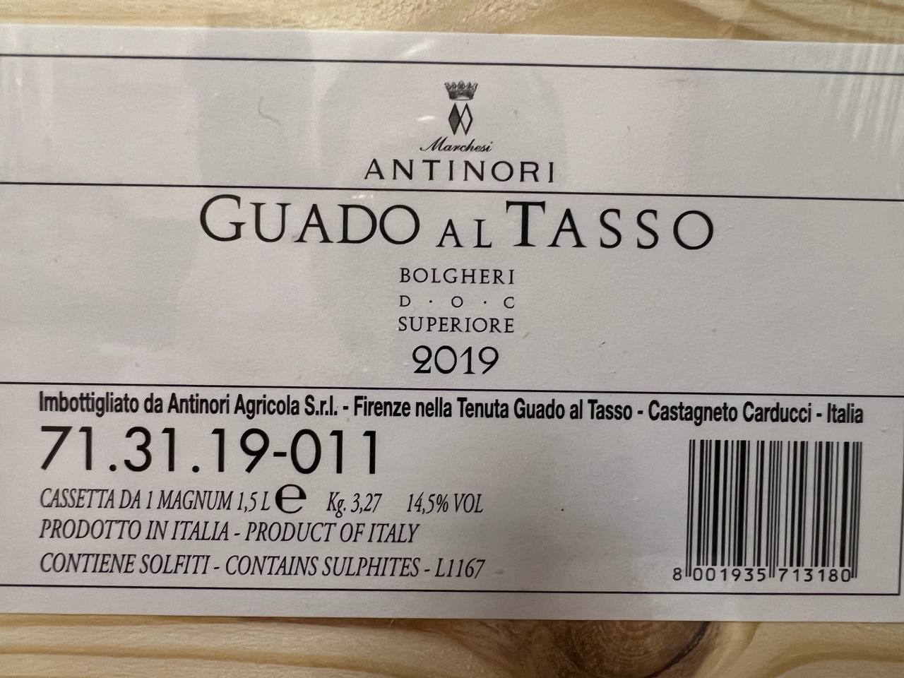 Guado al Tasso Magnum 2019 - Bolgheri Superiore