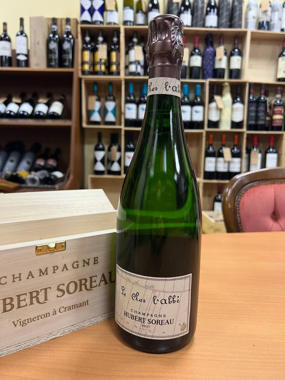 Le Clos L’Abbé Champagne Brut nature Hubert Soreau 2012