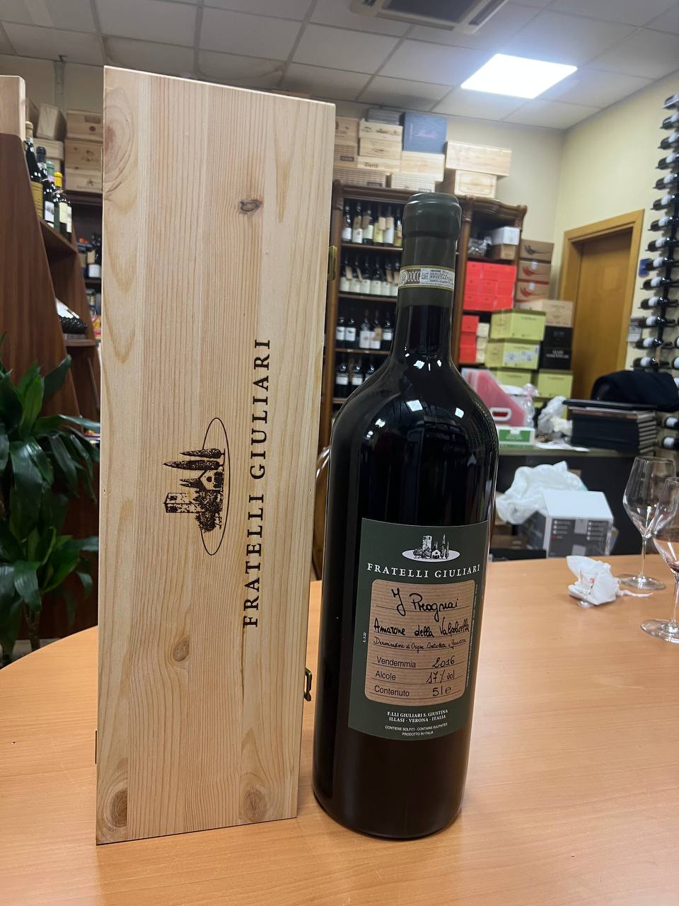 Fratelli Giuliari I Prognai 2016 5 litri - Amarone della Valpolicella