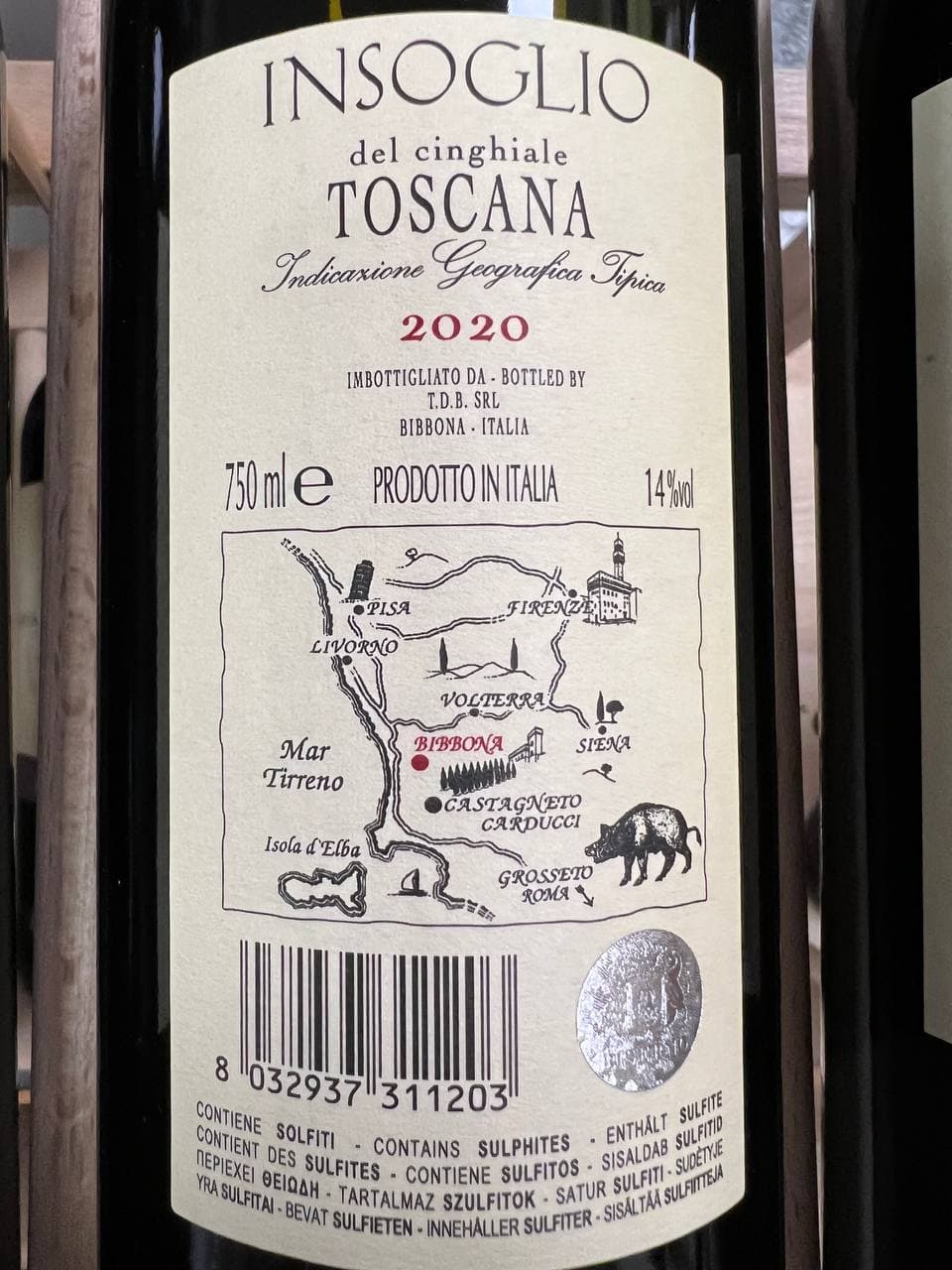 Insoglio del Cinghiale 2020 Campo di Sasso - Biserno