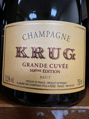 Champagne Krug Grande Cuvée 168ème Édition