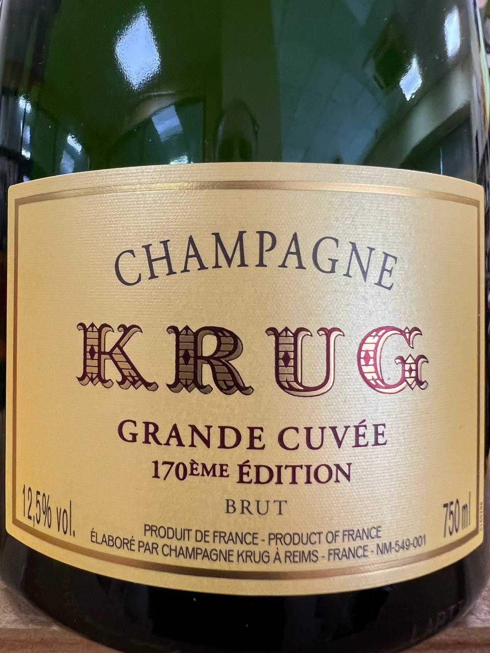 Champagne Krug Grande Cuvée 170ème Édition