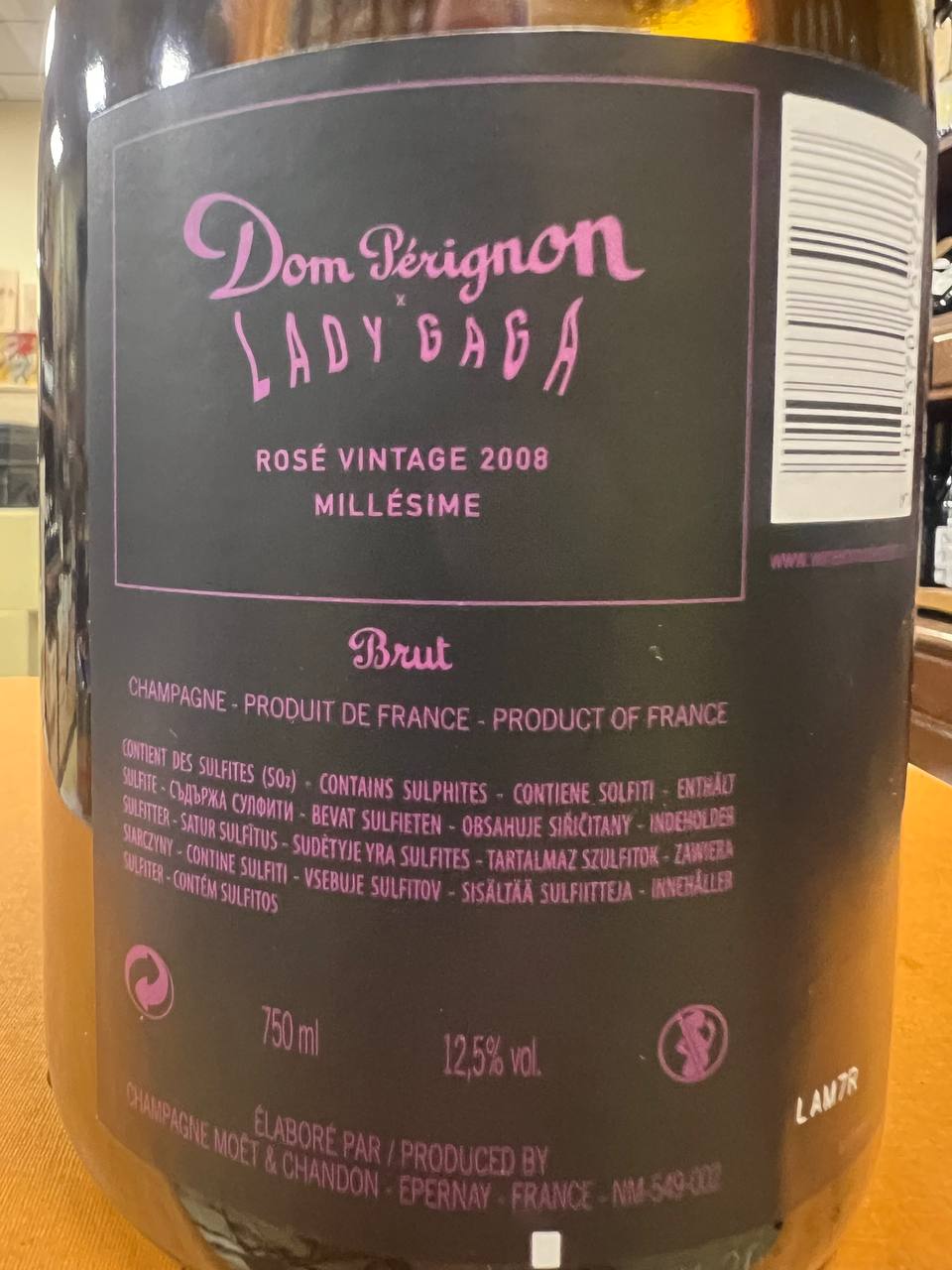 Lady Gaga Rosè 2008 - Champagne Brut Vintage (L.E.)