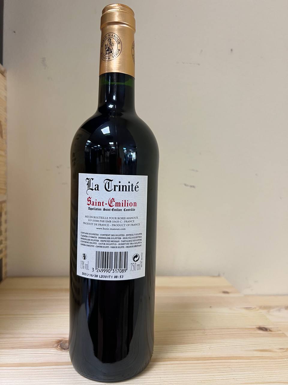 La Trinité 2018 Saint-Emilion - Borie Manoux