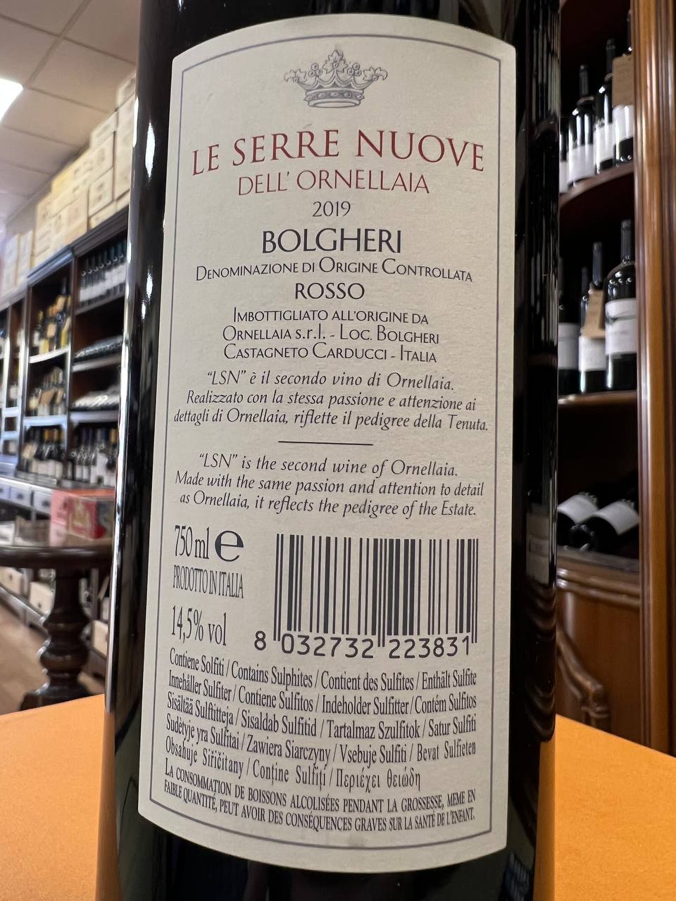 Le Serre Nuove Dell'Ornellaia 2019 - Bolgheri Rosso