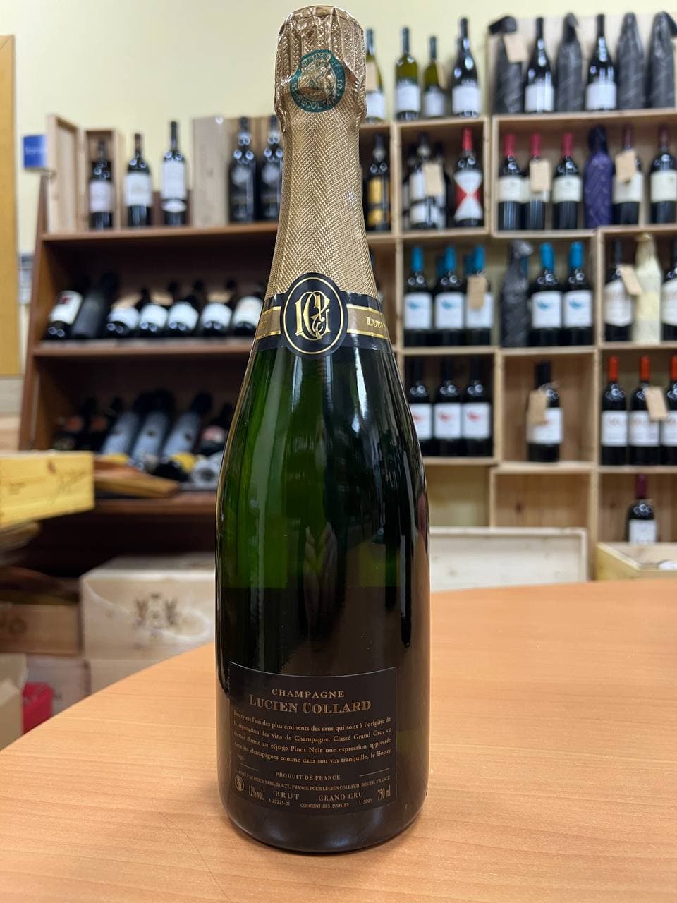 Champagne Lucien Collard Millesime 2009 Grand Cru Bouzy